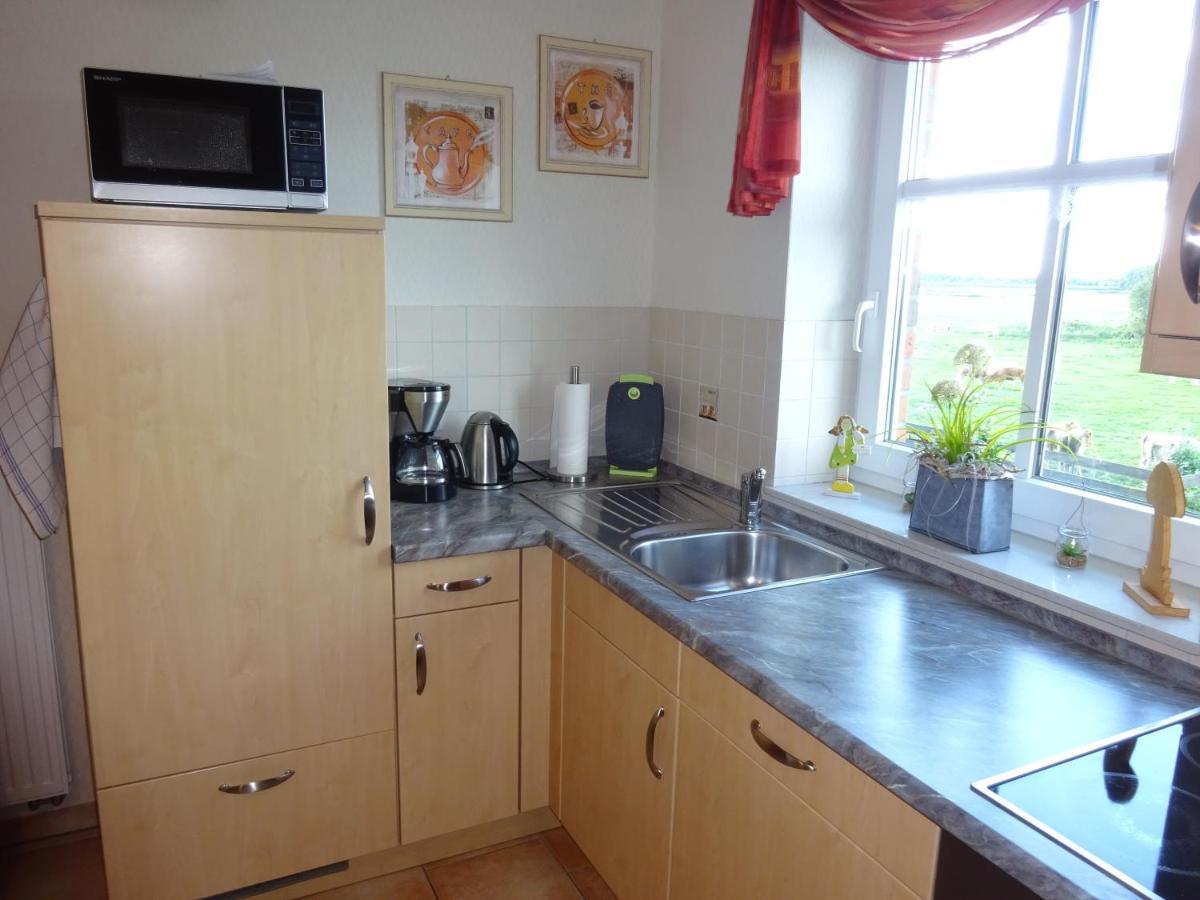 Ferienwohnung Marschblick Sudermarsch Exterior foto